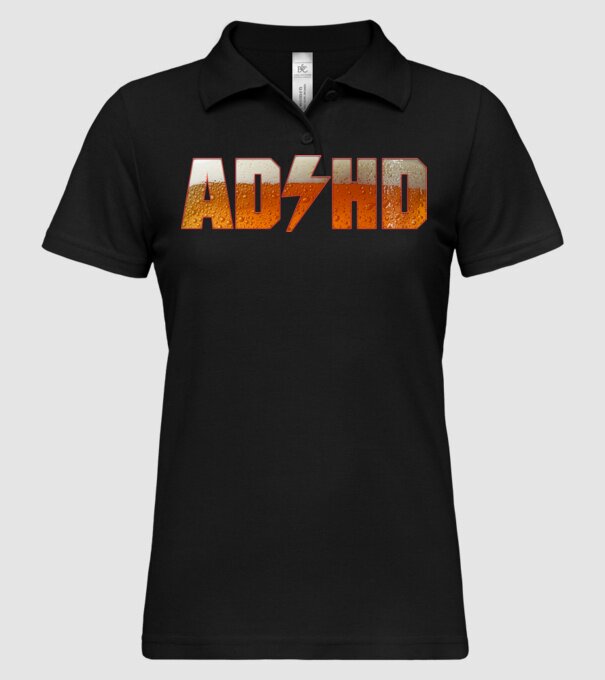 ADHD | ModerneImageArt | MIA minta fekete pólón